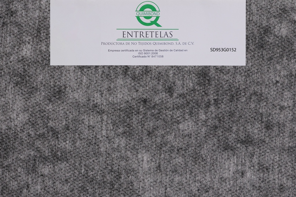 SD9532GO152: Entretela no tejida fusionable 27  gr  PES-PA 30%/70% Gris suave