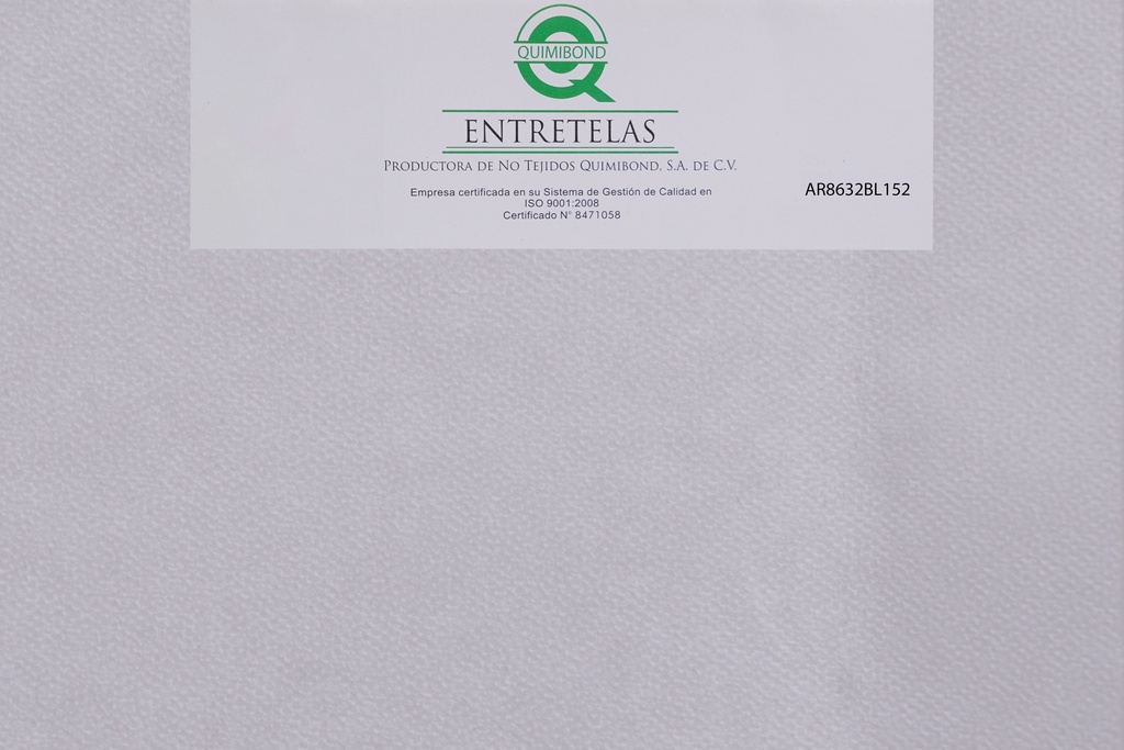 Entretela no tejida "Fusionable"