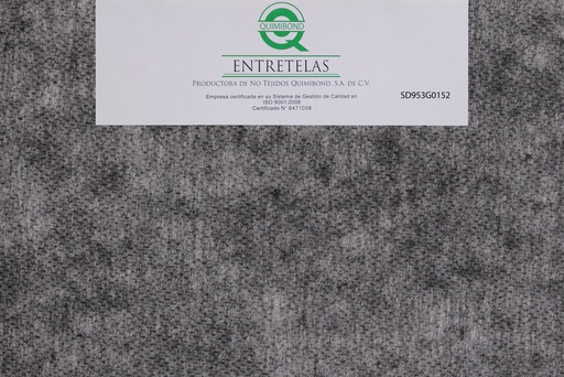 [SD9532GO152] SD9532GO152: Entretela no tejida fusionable 27  gr  PES-PA 30%/70% Gris suave